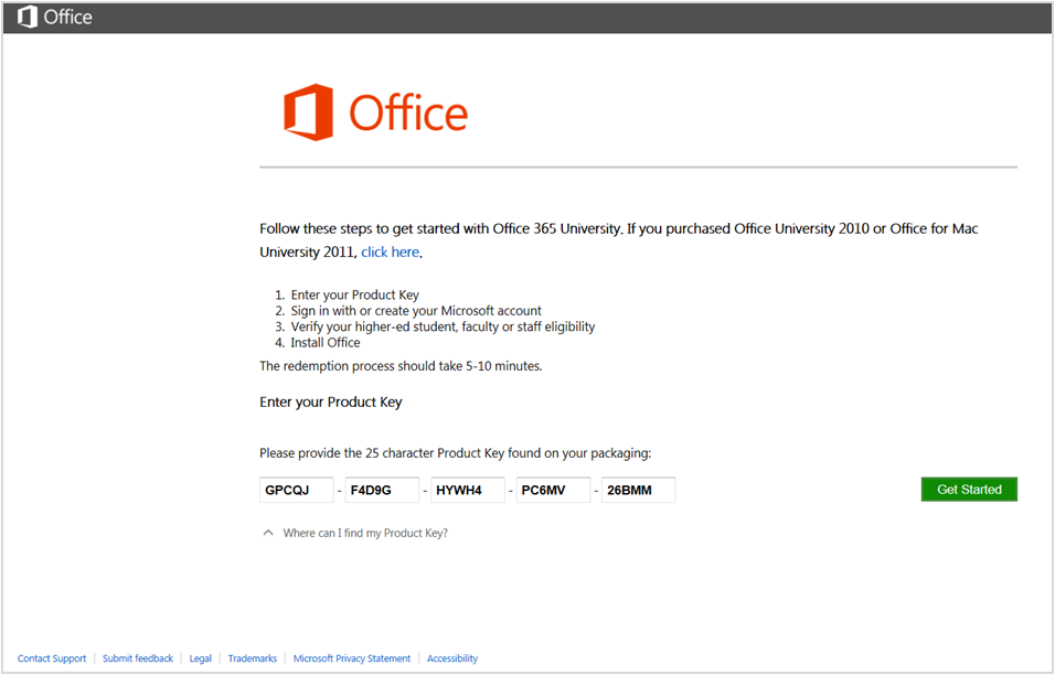 ms office free product key 2021