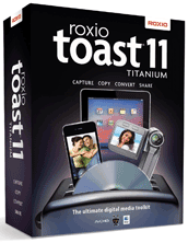 ***NEW*** Capture, burn, convert, copy and share your digital media. Buy now and enjoy our Special Introductory Price! Roxio Toast 11 Titanium