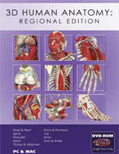 ***NEW*** Highly detailed, labeled anatomy in 3D from head to foot for medical students. Save ??? and get free Ireland delivery! 3D Human Anatomy: Regional Edition DVD-ROM